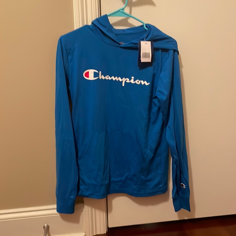 Boys Youth XL champion hoodie (tshirt material)